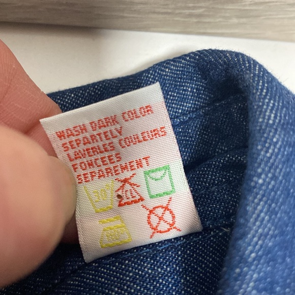 STONE WASHED DENIM SHIRT - Picture 7 of 7